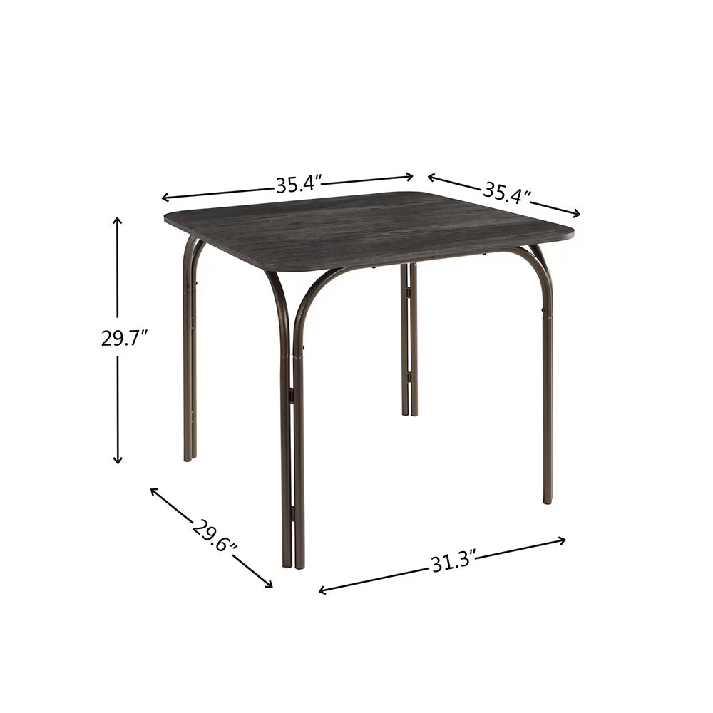 Modern 5-Piece Dining Set – Wood Table with 4 Chairs for Home, Kitchen & Dining Room